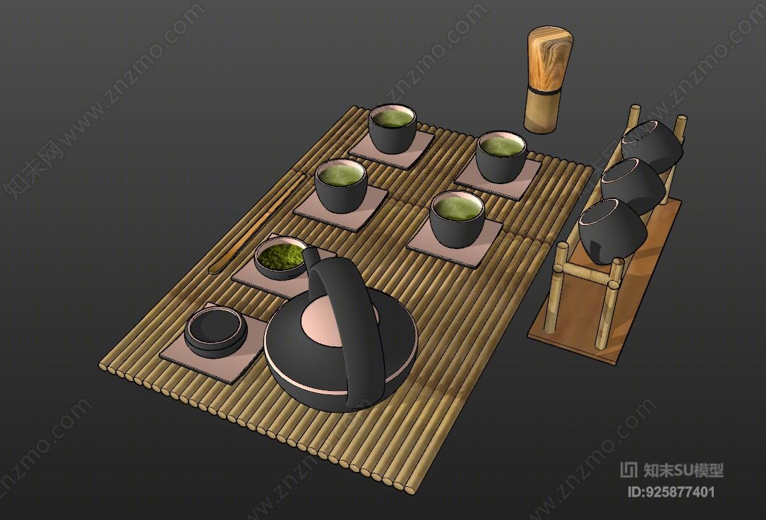 中式SU模型下载【ID:925877401】