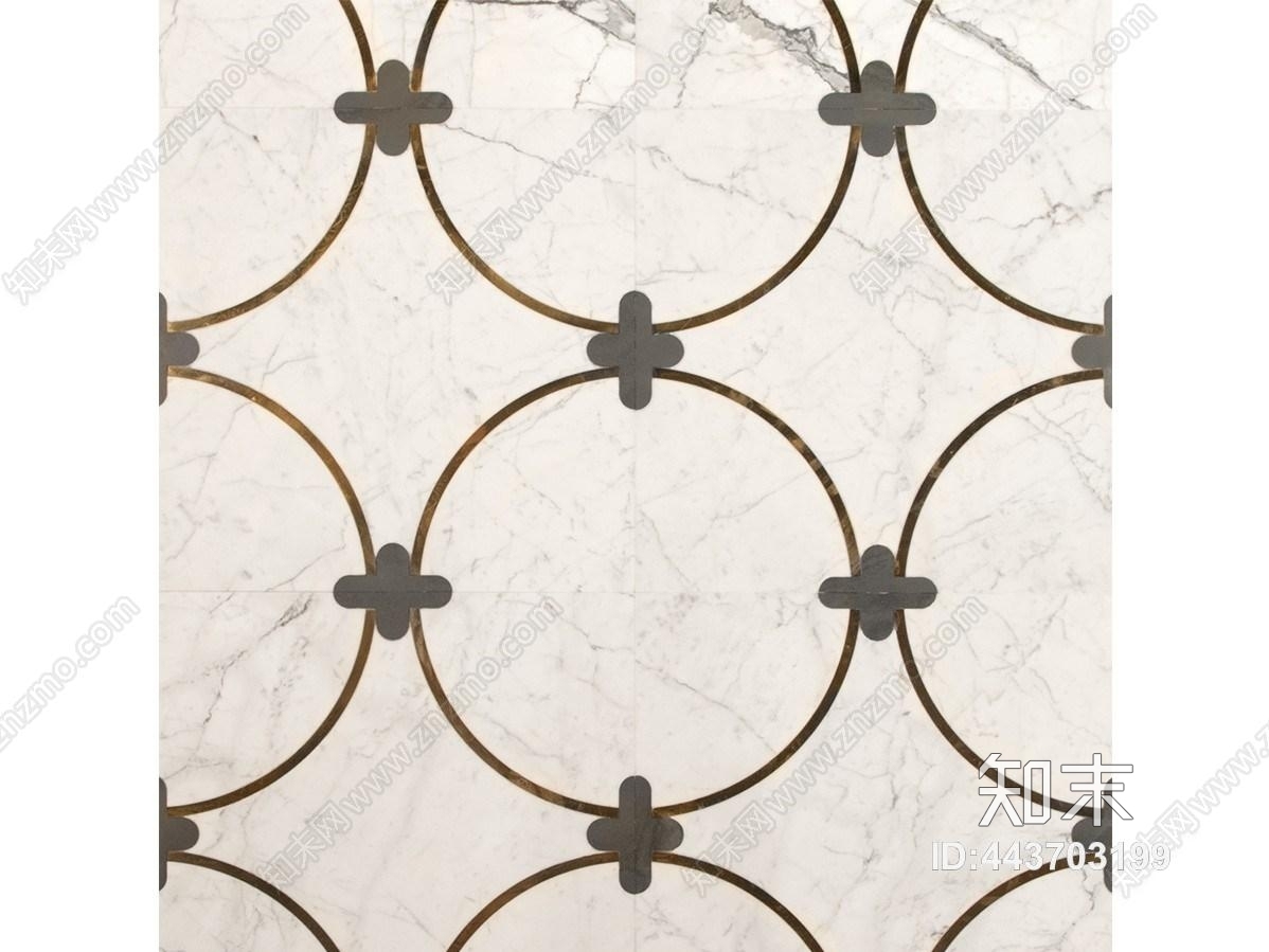 圆形装饰花纹白色大理石贴图贴图下载【ID:443703199】