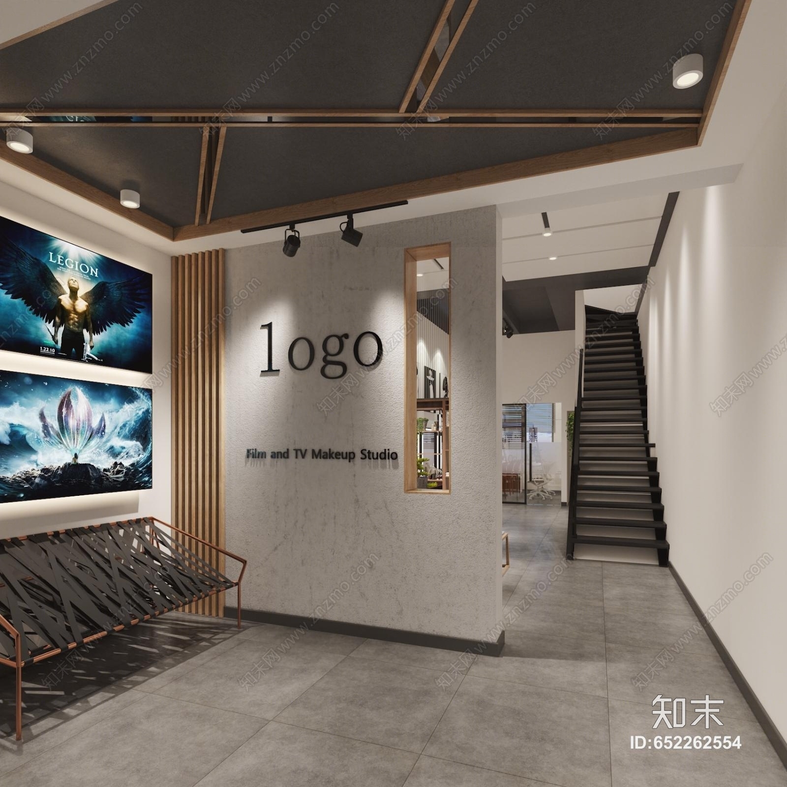 现代影视商铺办公3D模型下载【ID:652262554】