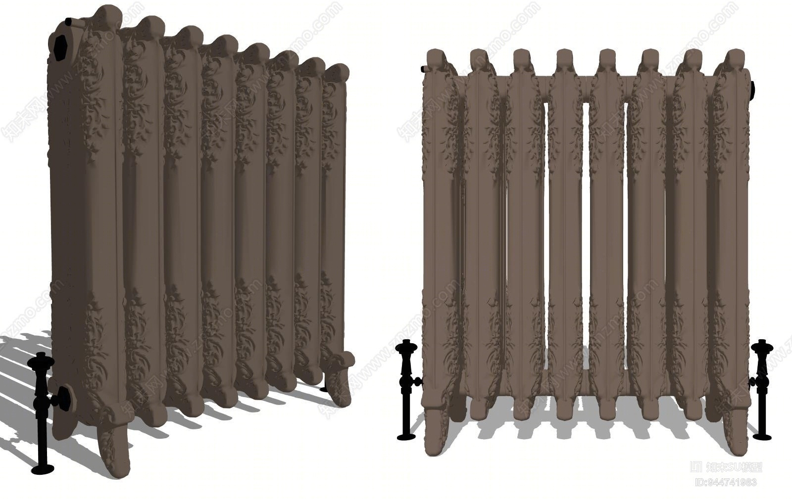 欧式艺术暖气片SU模型下载【ID:944741983】