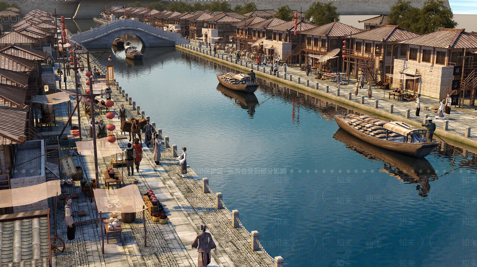 中式古建筑3D模型下载【ID:532715172】