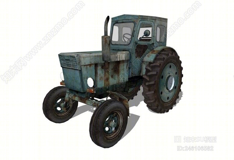 现代拖拉机SU模型下载【ID:246106582】