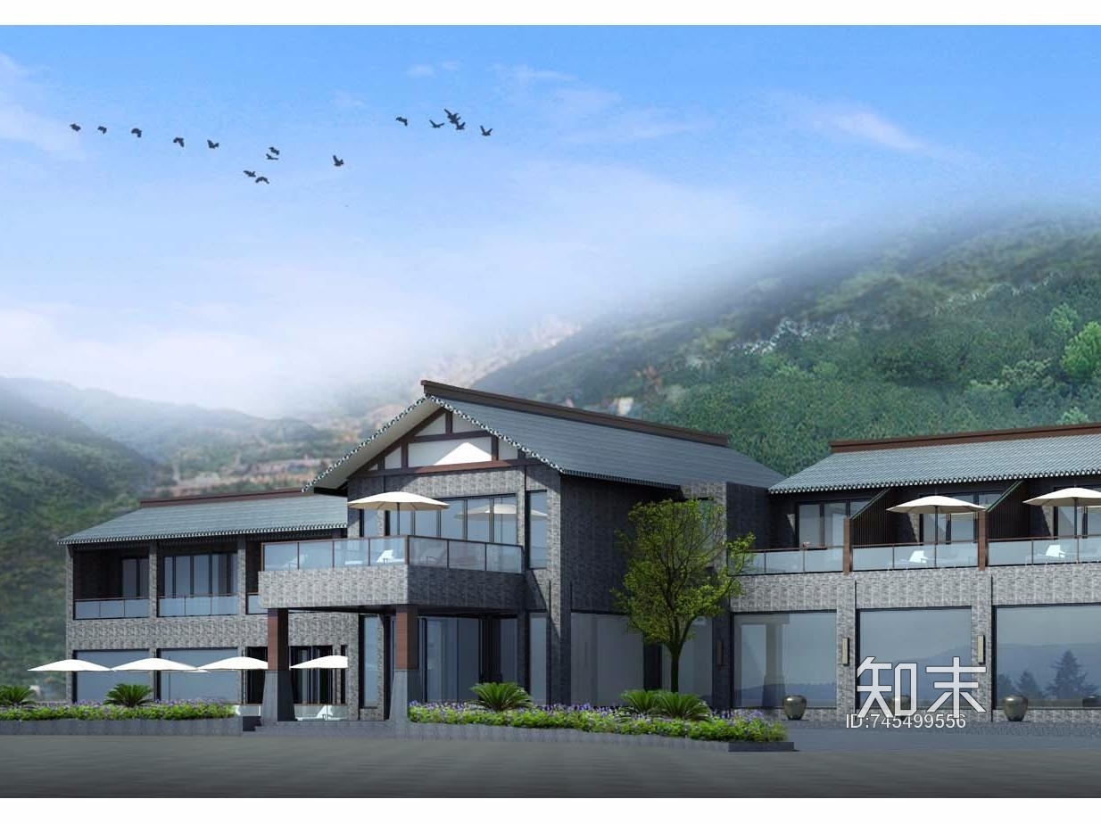 如恩设计-新中式风格茶楼会所CAD施工图cad施工图下载【ID:745499556】