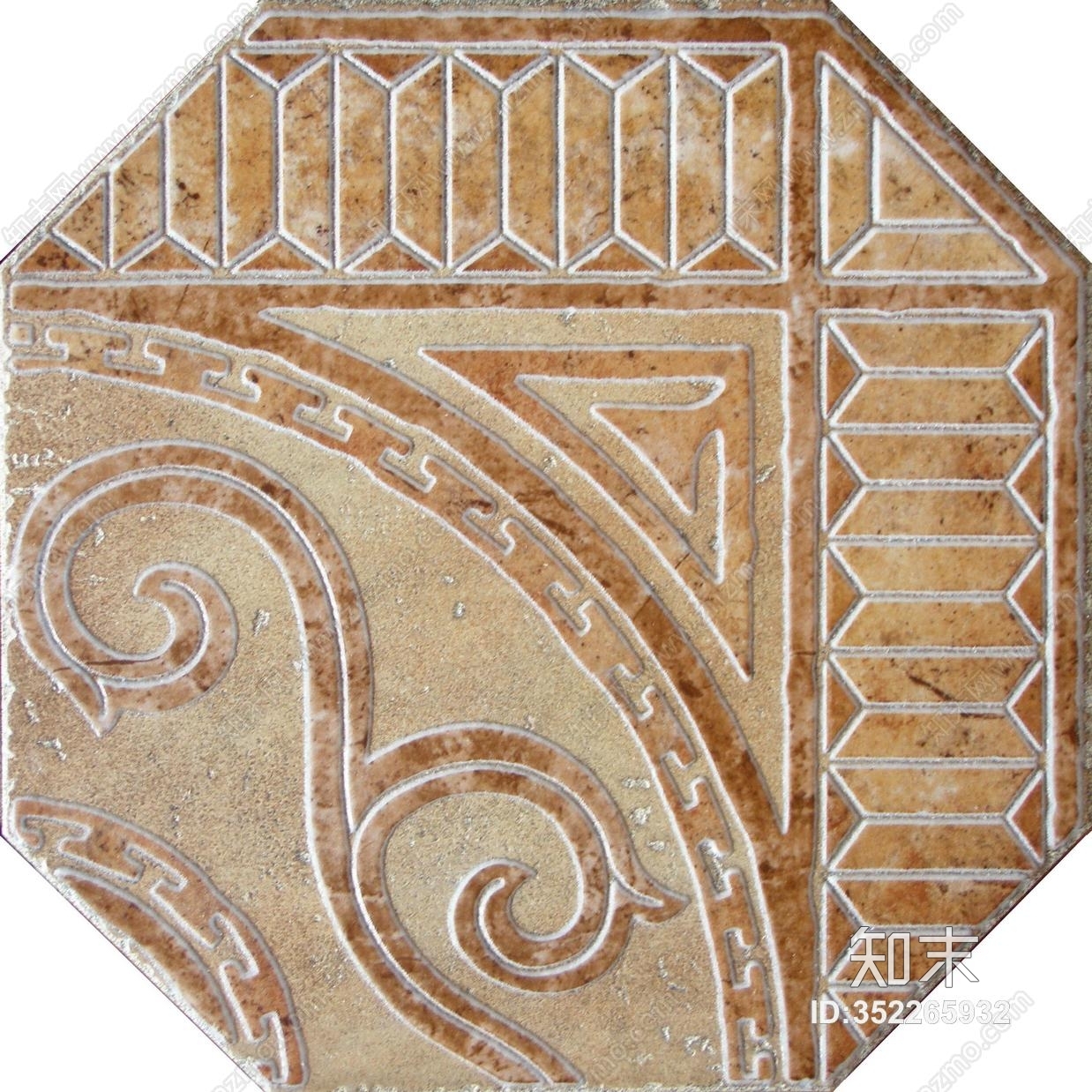 高清仿古砖贴图角花贴图下载【ID:352265932】