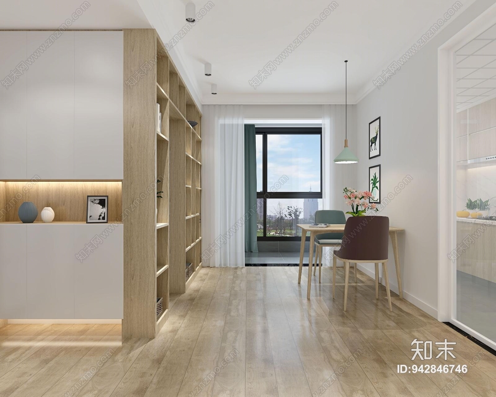 现代小公寓3D模型下载【ID:942846746】
