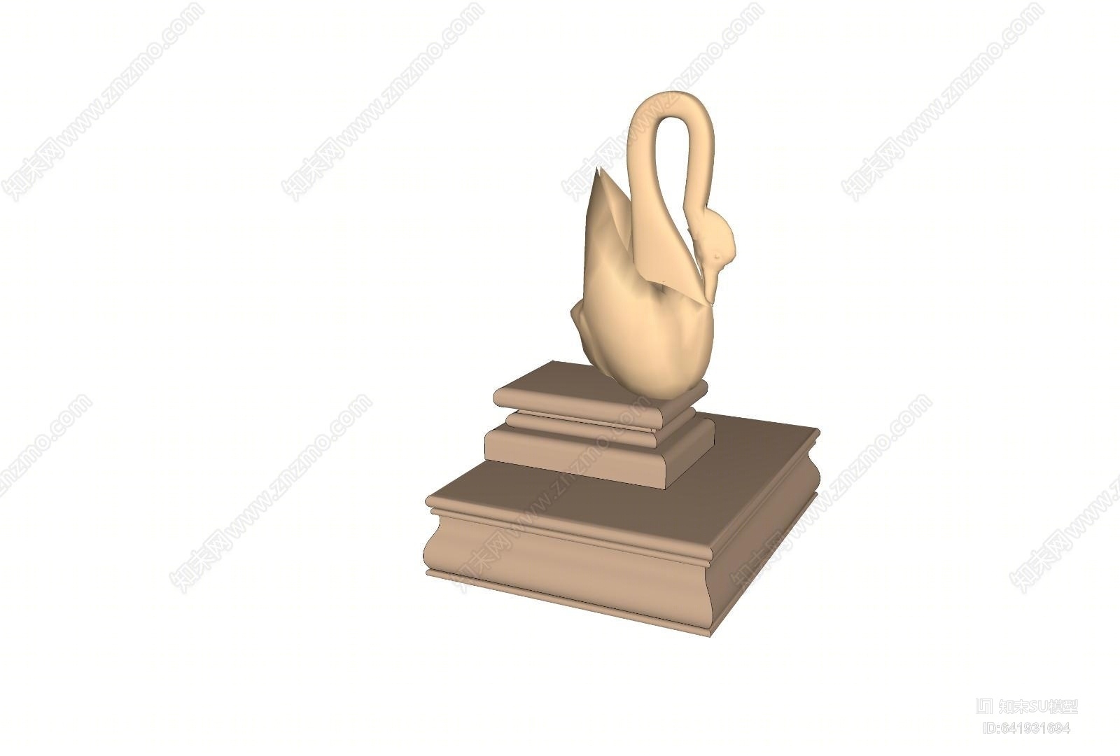 欧式景观小品SU模型下载【ID:641931694】