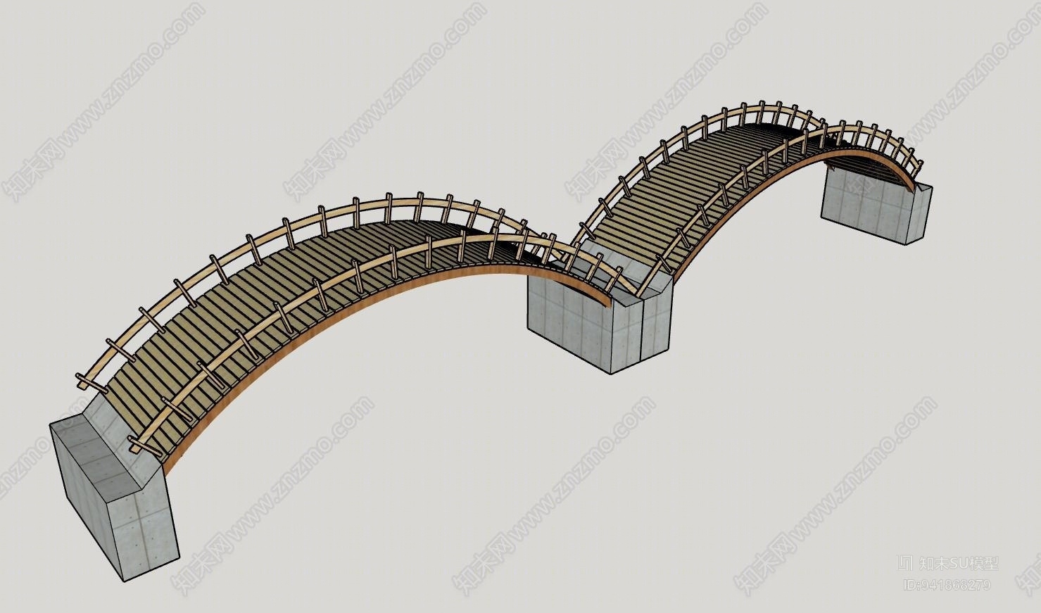 漫水桥SU模型下载【ID:941868279】