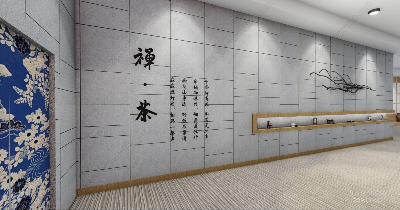 日式风格日式餐厅SU模型下载【ID:850948666】