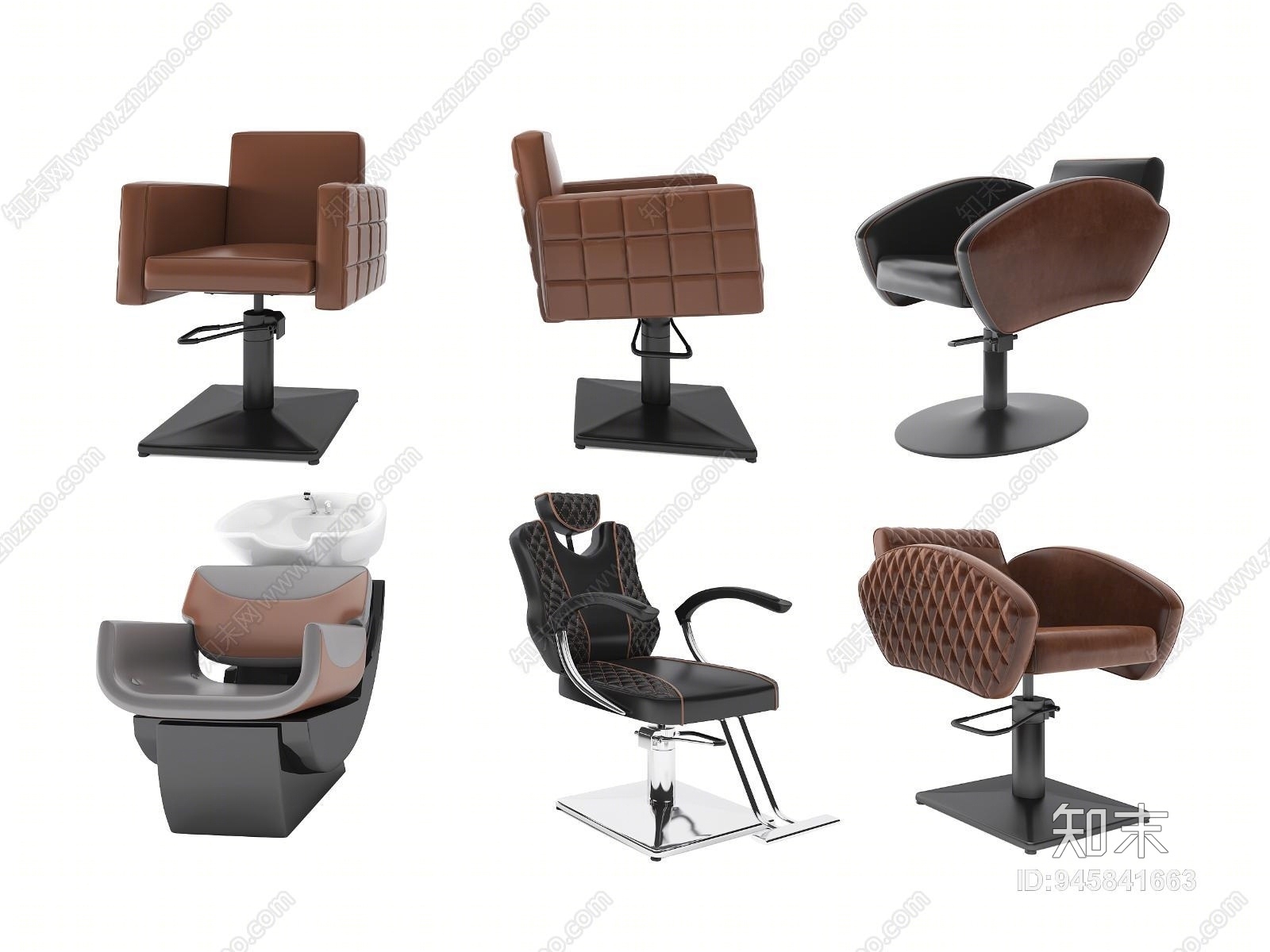 现代理发店单椅3D模型下载【ID:945841663】