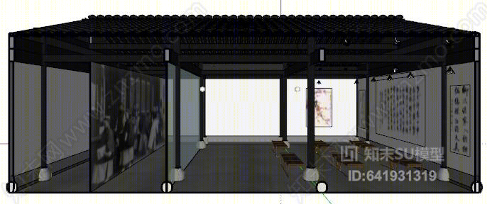 博物馆SU模型下载【ID:641931319】