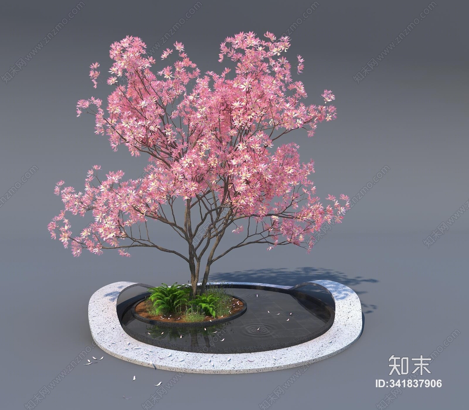 新古典树3D模型下载【ID:341837906】