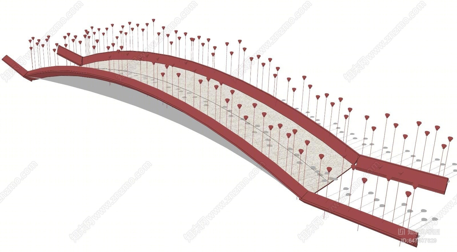 现代玫瑰桥SU模型下载【ID:647407629】