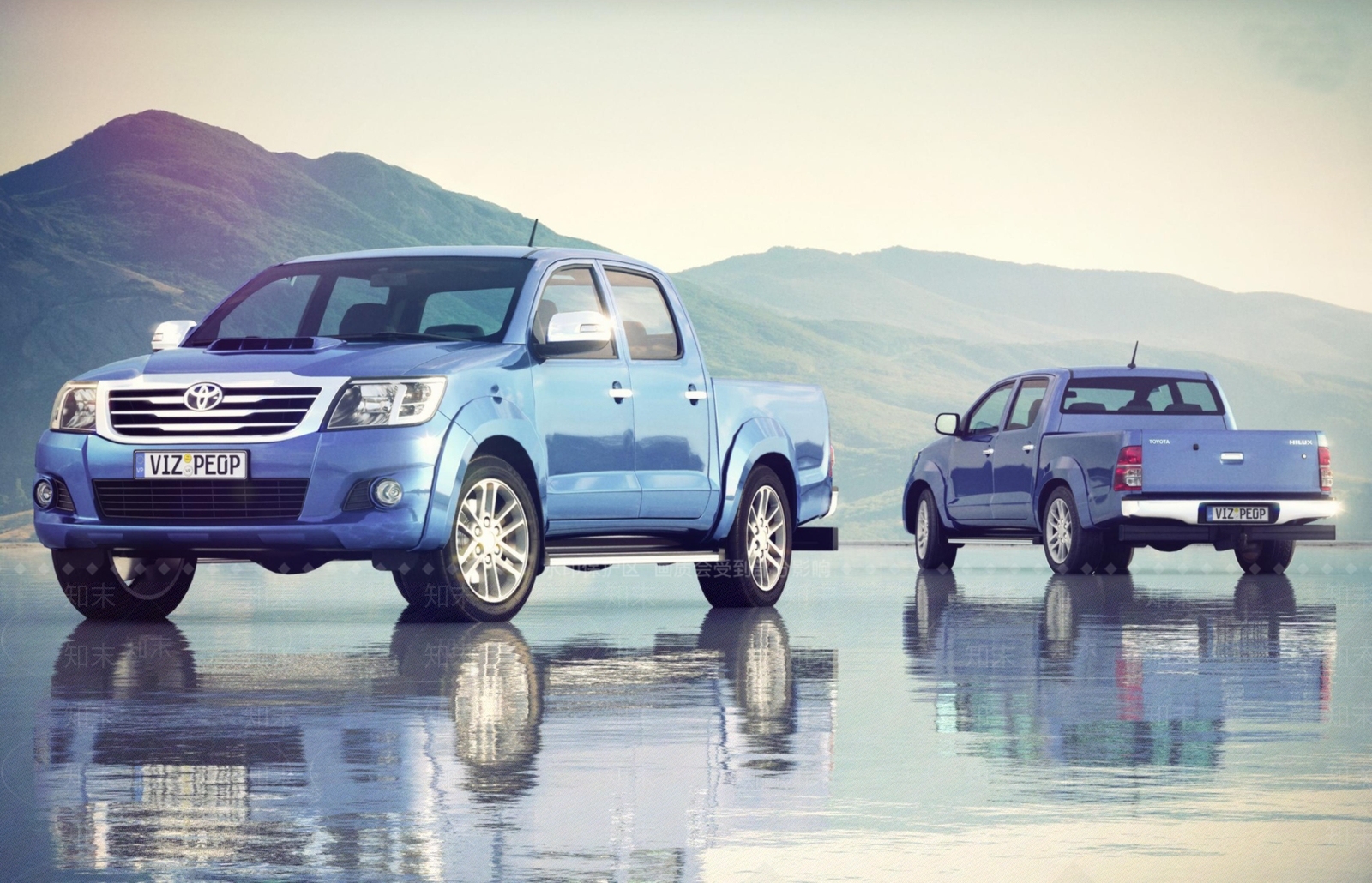 现代丰田皮卡3D模型下载【ID:233828133】