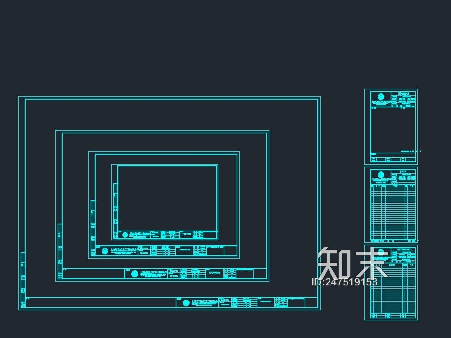 CAD图框图表样式施工图下载【ID:247519153】