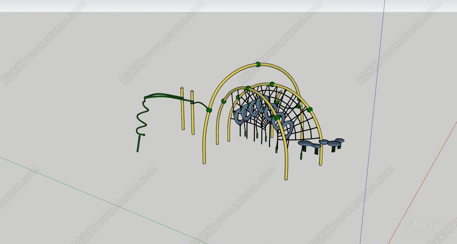 现代风格娱乐器材组合SU模型下载【ID:148263227】