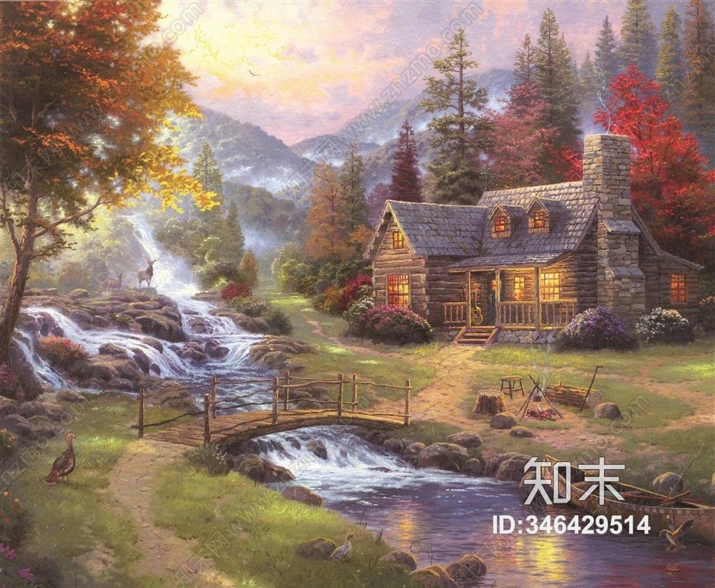 挂画高清贴图材质