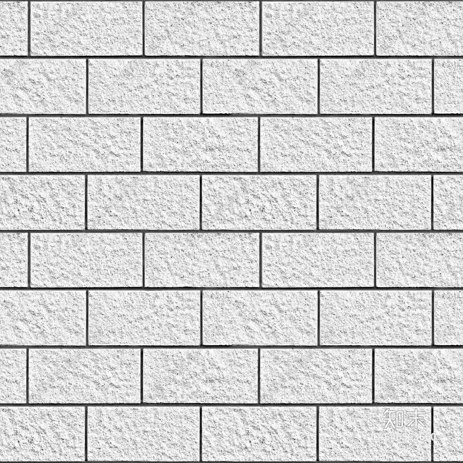 现代简约白色砖墙贴图下载【ID:646563660】