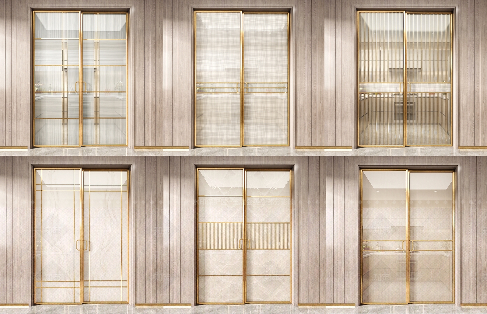 现代移动玻璃门3D模型下载【ID:633276661】