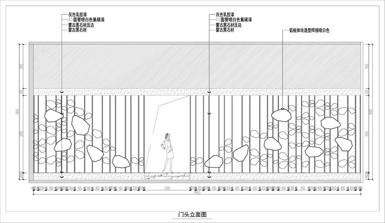 后现代元色餐厅施工图+实景图cad施工图下载【ID:631299780】