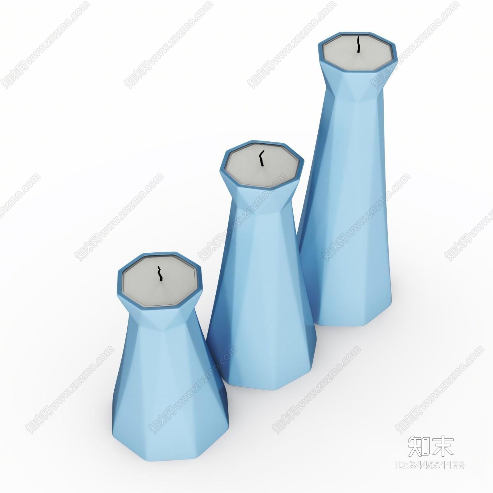 现代烛台3D模型下载【ID:344551138】