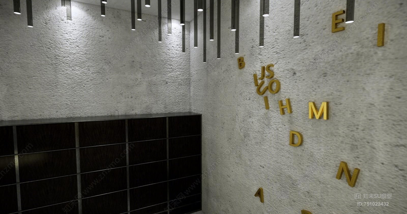 现代风格酒吧SU模型下载【ID:751023432】