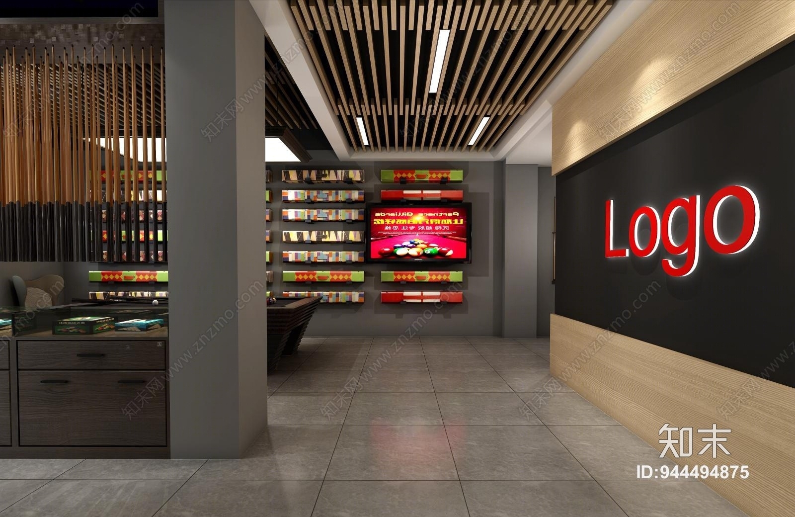 工业风后现代3D模型下载【ID:944494875】
