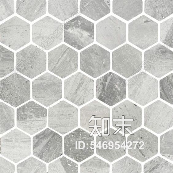 轻奢现代六边形拼花砖花片贴图下载【ID:546954272】