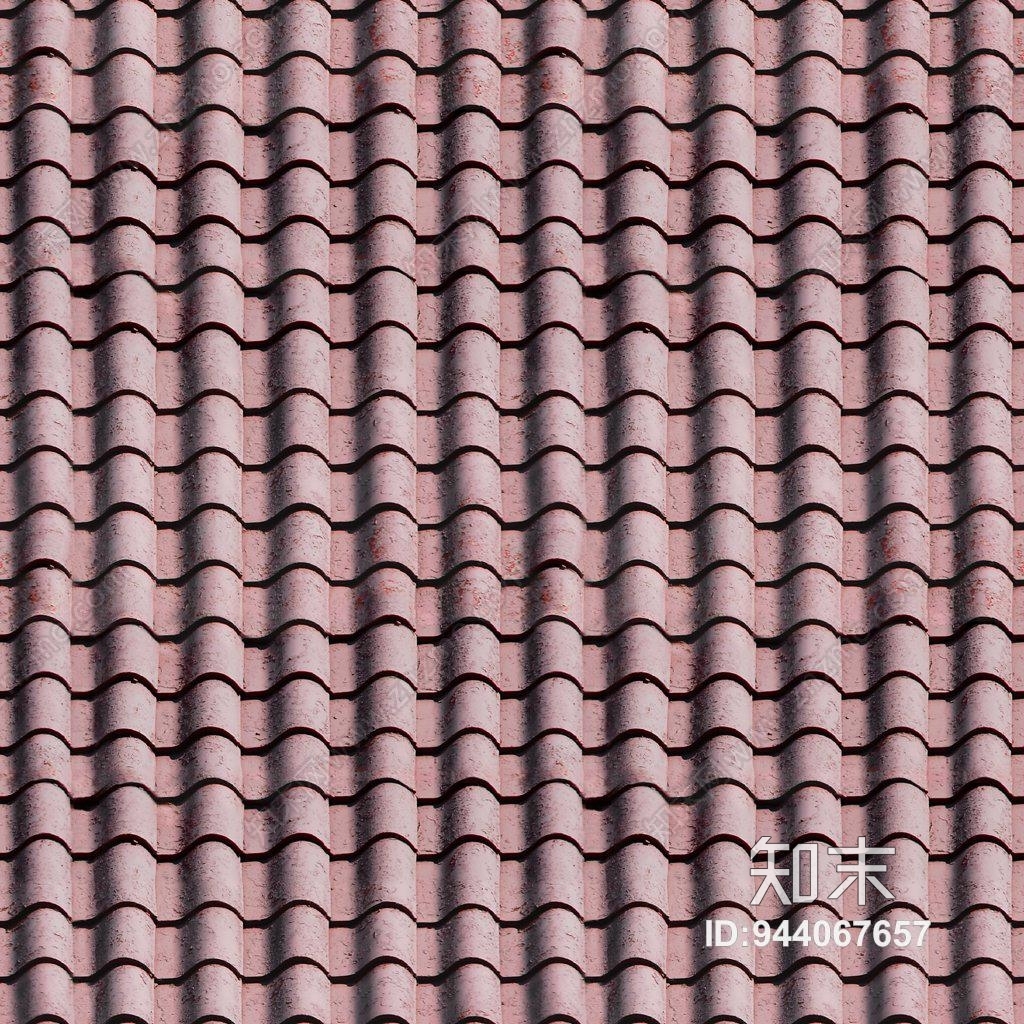 红瓦片贴图下载【ID:944067657】