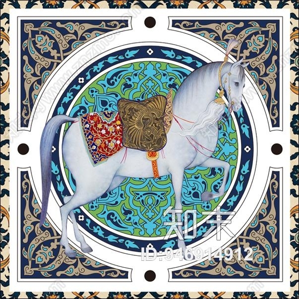 清真伊斯兰装饰画贴图下载【ID:946914912】