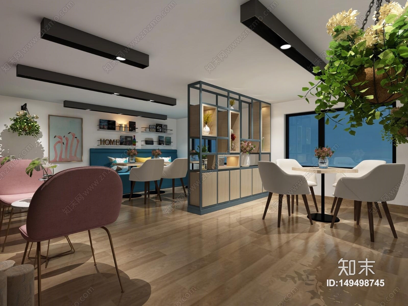 现代风格花店3D模型下载【ID:149498745】