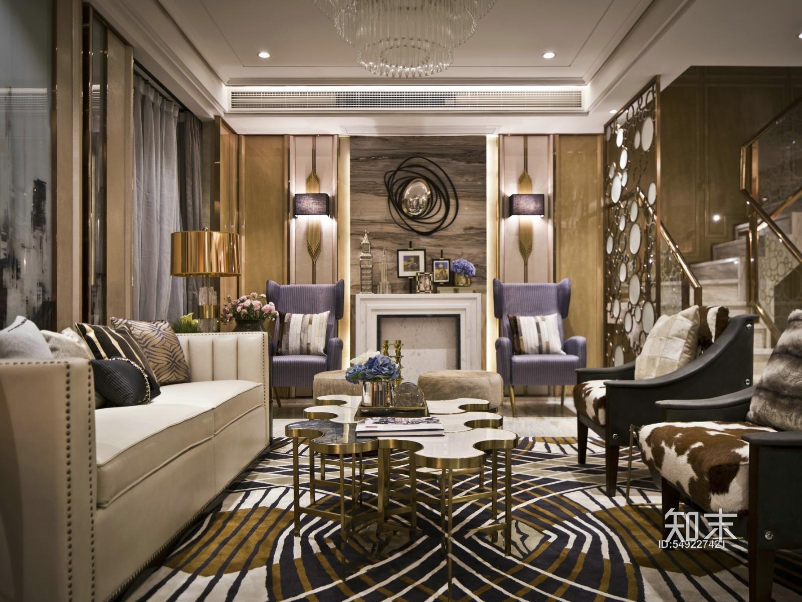 现代别墅施工图下载【ID:549227421】