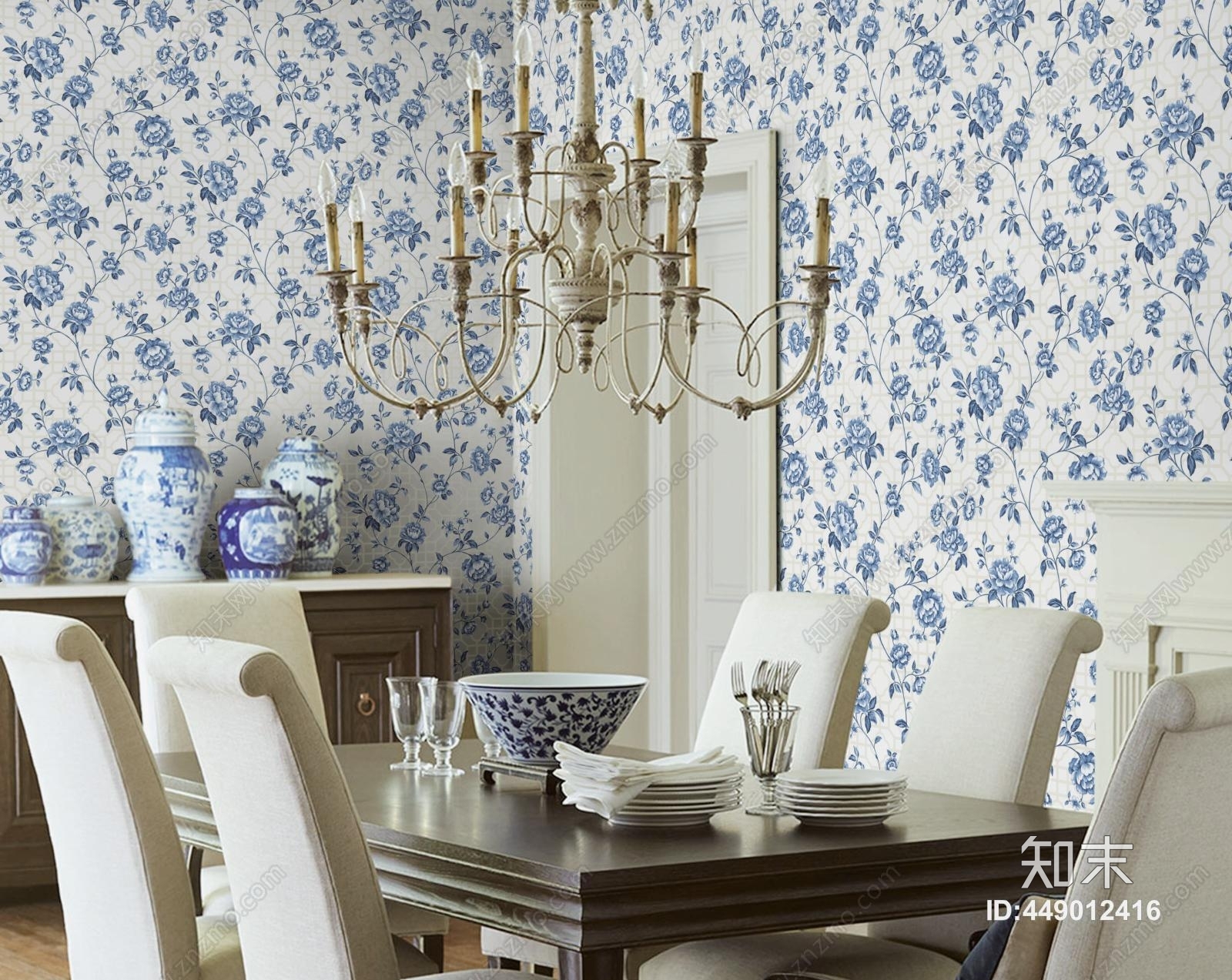 客厅卧室背景壁纸贴图下载【ID:449012416】