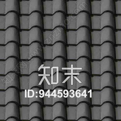 黑色屋顶瓦高清贴图贴图下载【ID:944593641】