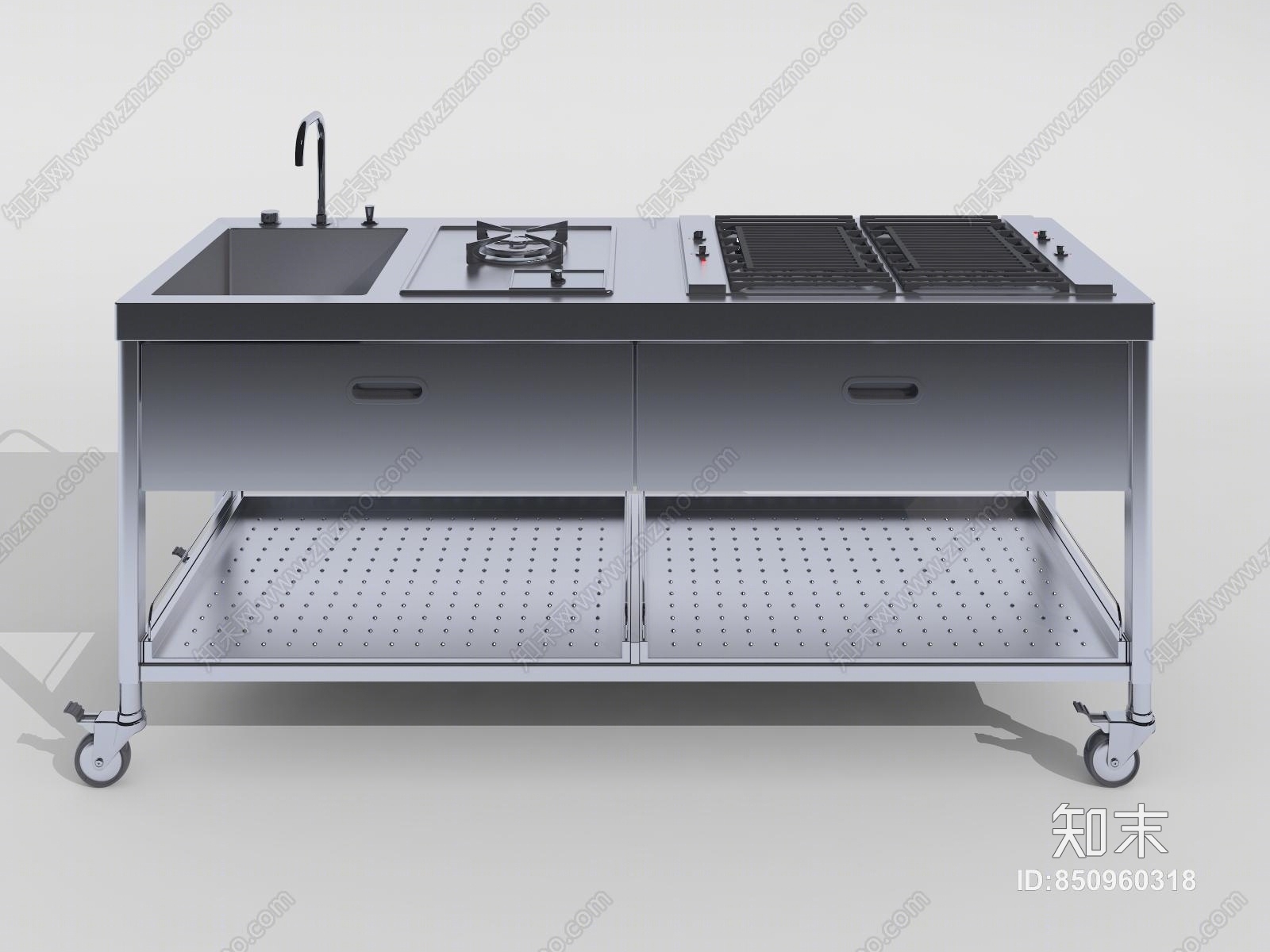 现代水槽3D模型下载【ID:850960318】