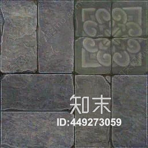 仿古道路铺砖贴图下载【ID:449273059】