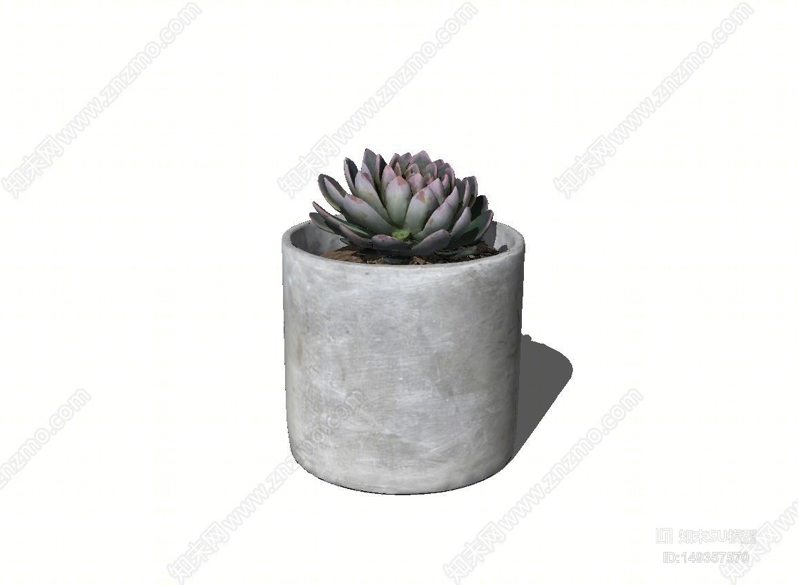 现代风格花SU模型下载【ID:149357570】