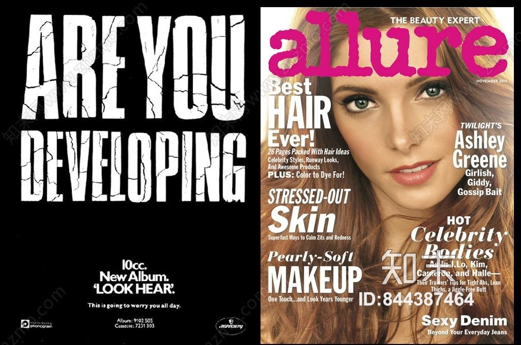 时尚杂志封面1贴图下载【id:844387464】