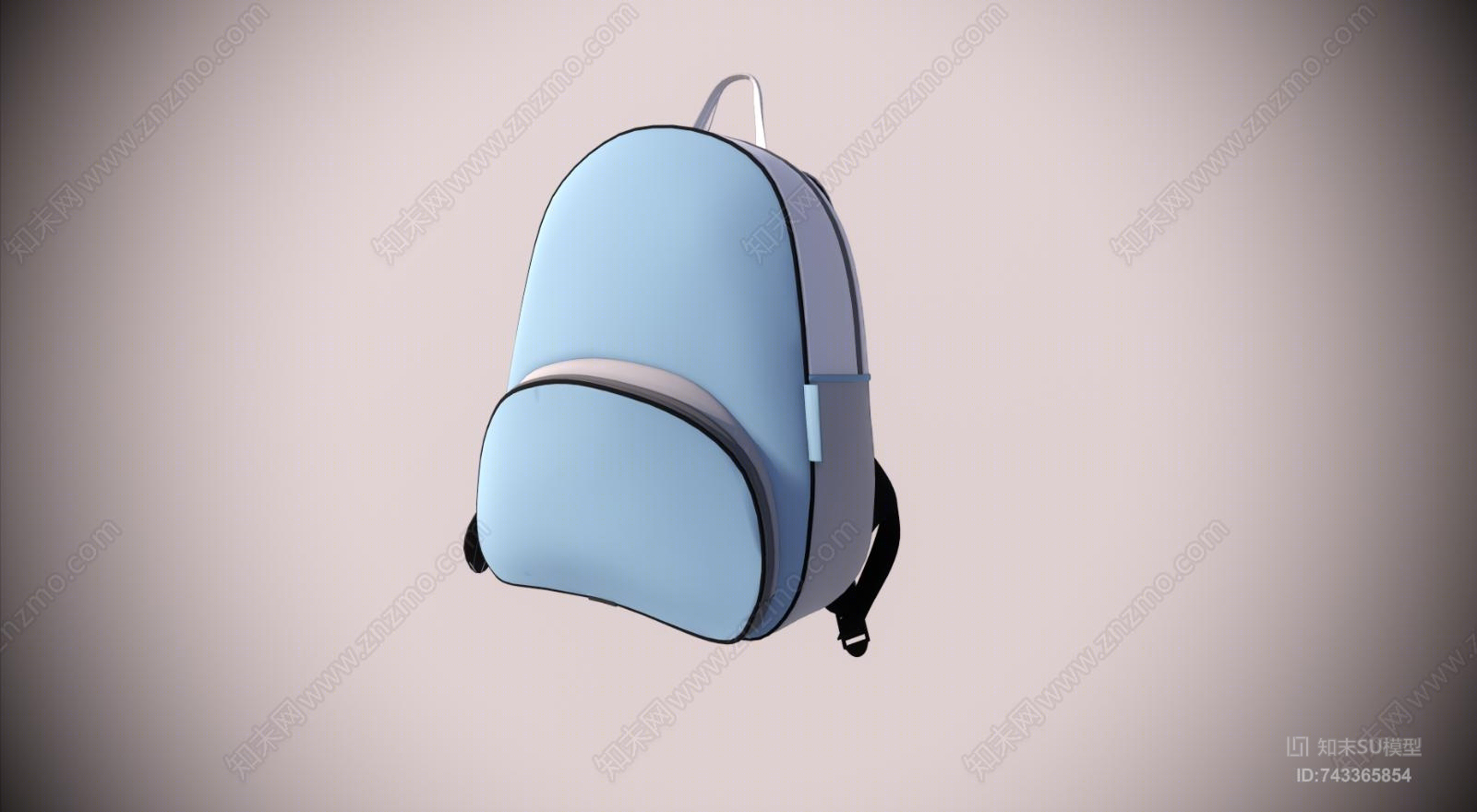 现代书包SU模型下载【ID:743365854】