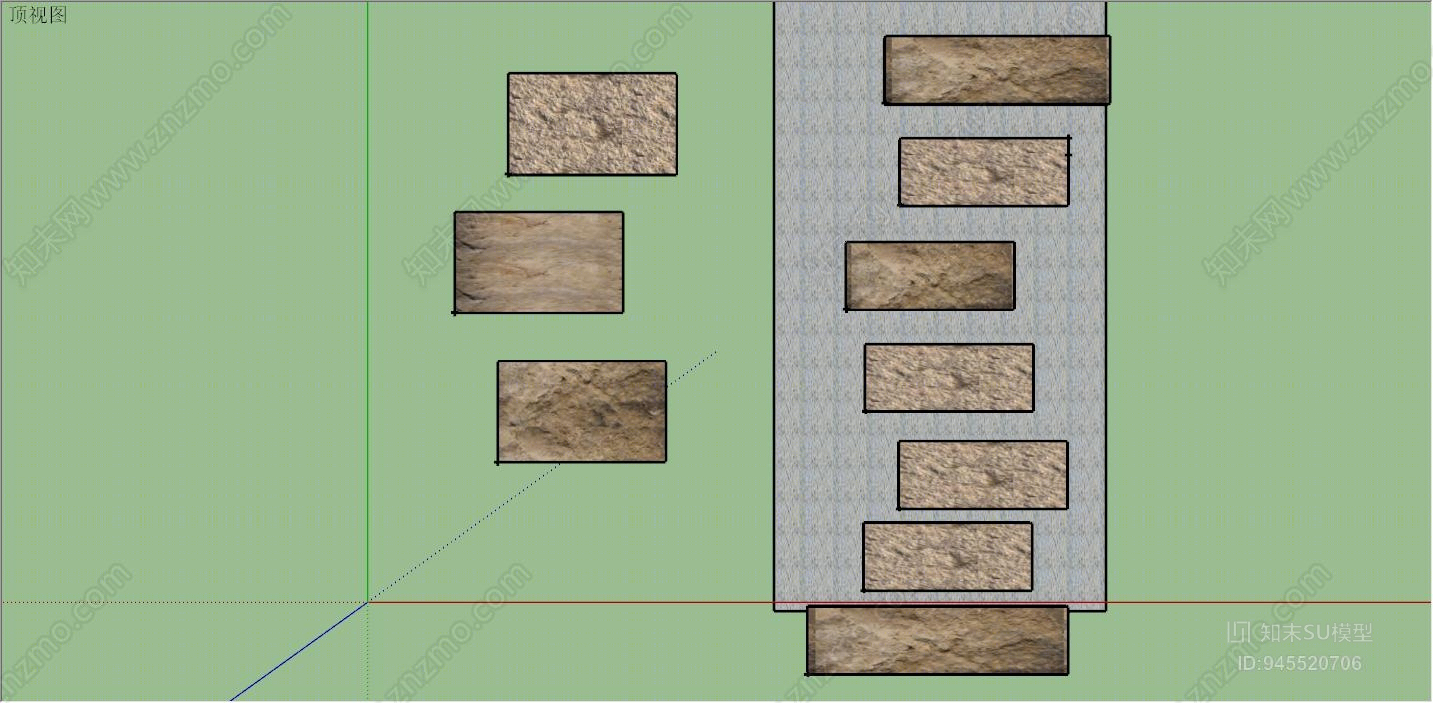 路面SU模型下载【ID:945520706】