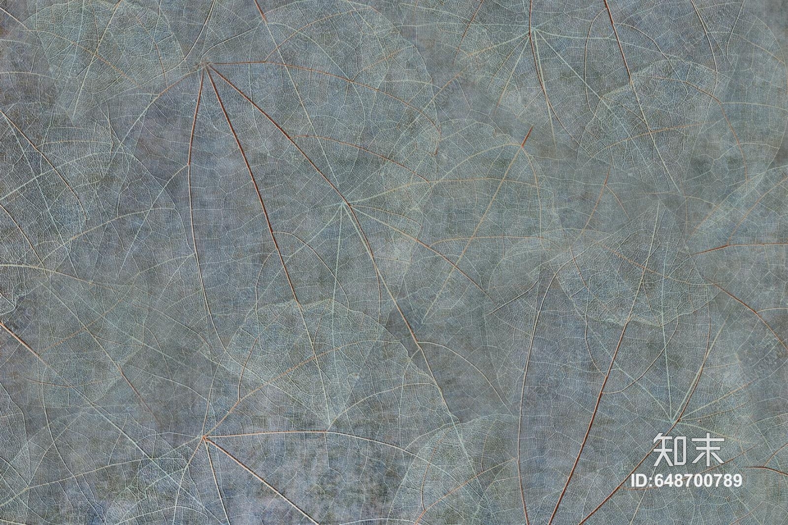 北欧树叶肌理壁纸贴图下载【ID:648700789】