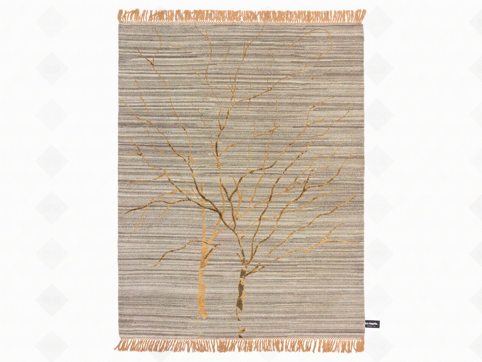 暖色系树木花纹地毯贴图下载【ID:833214730】