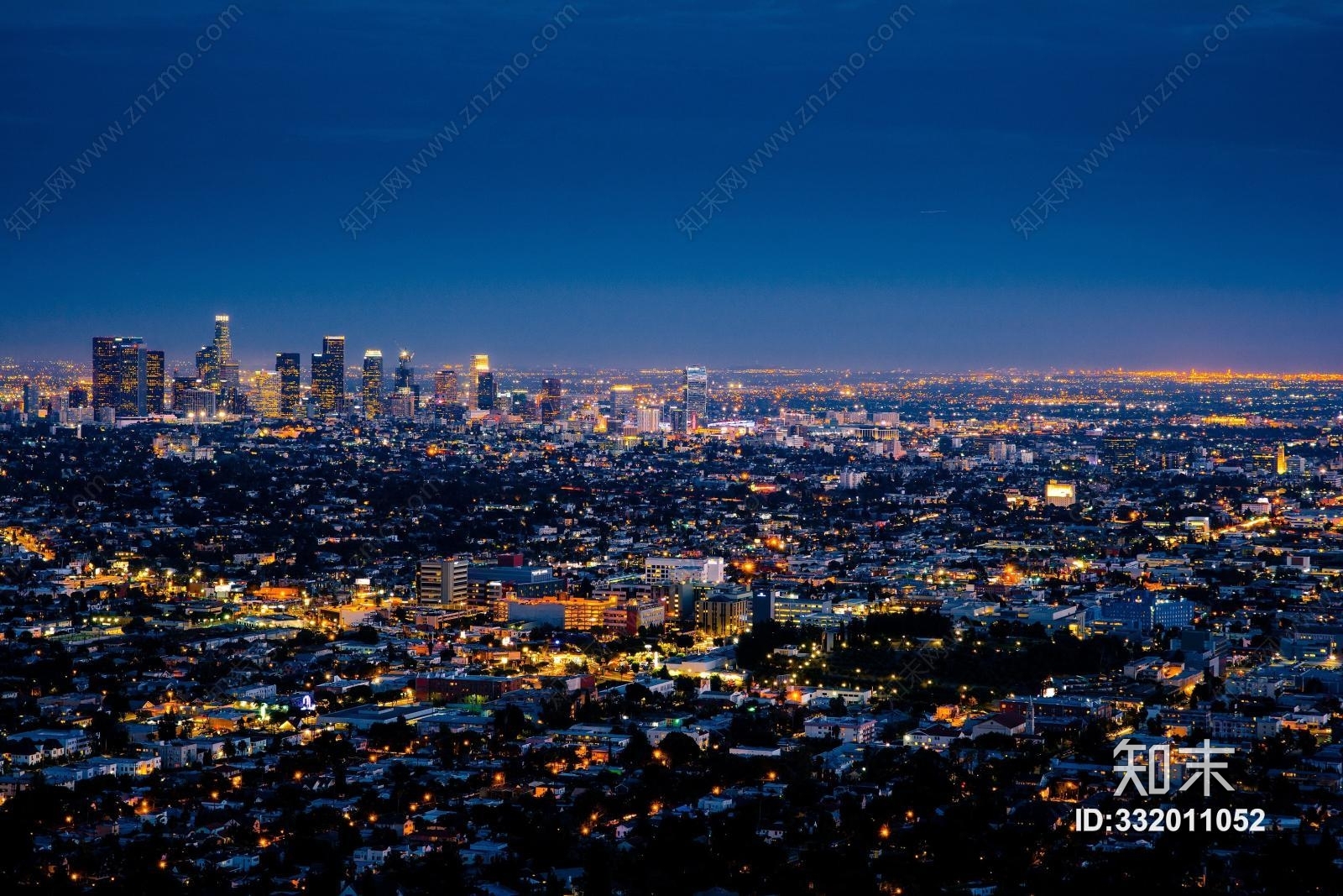 城市都市夜景贴图下载 知末网贴图库