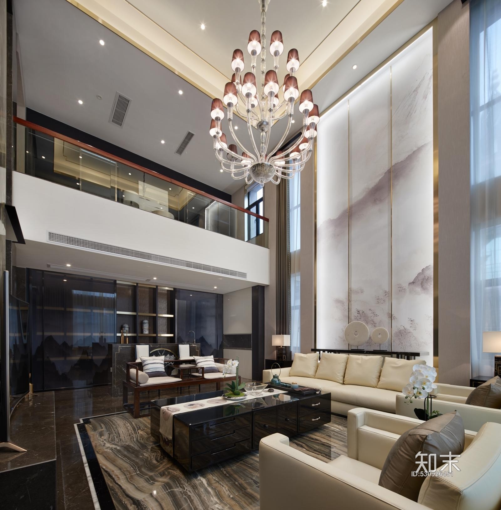 中式独家杭州力设计施工图下载【ID:530926451】