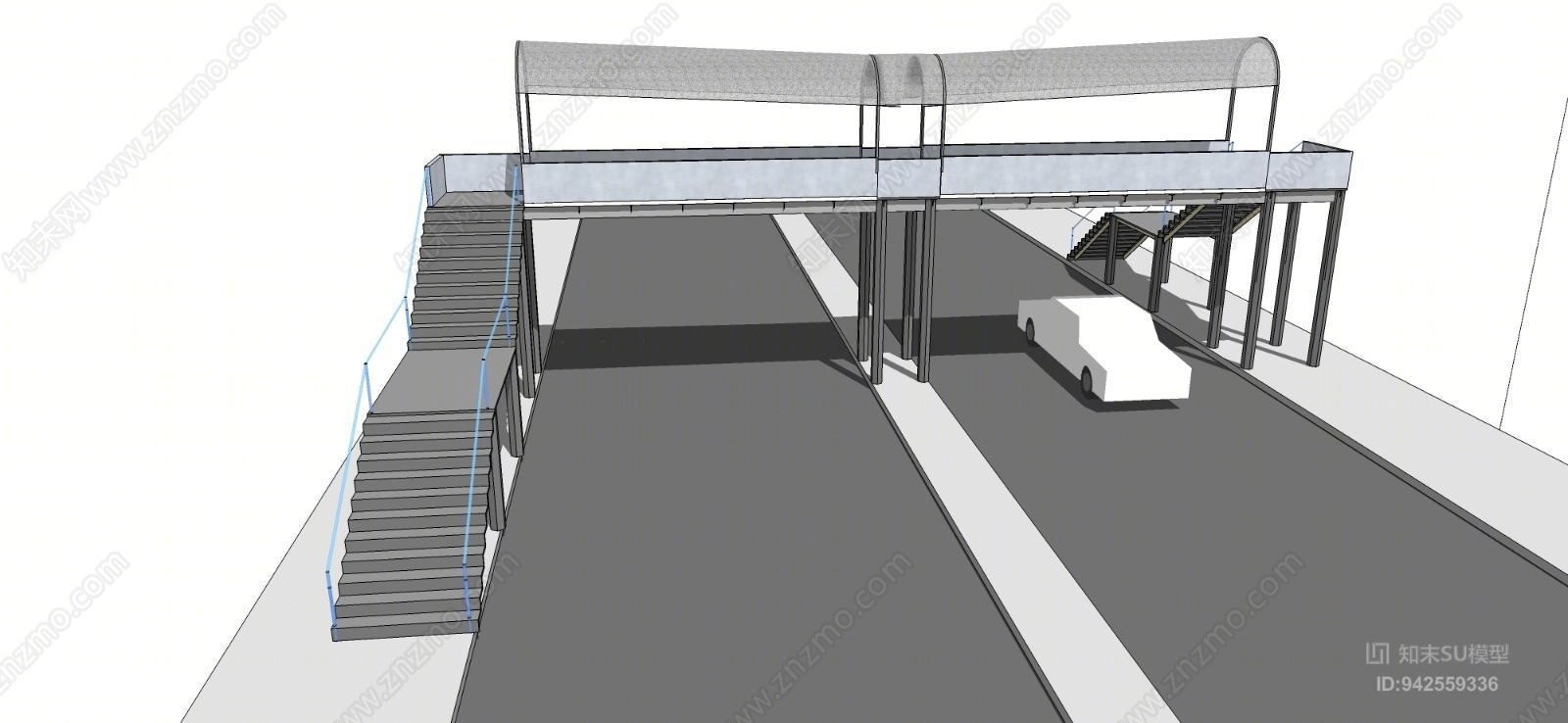 天桥SU模型下载【ID:942559336】