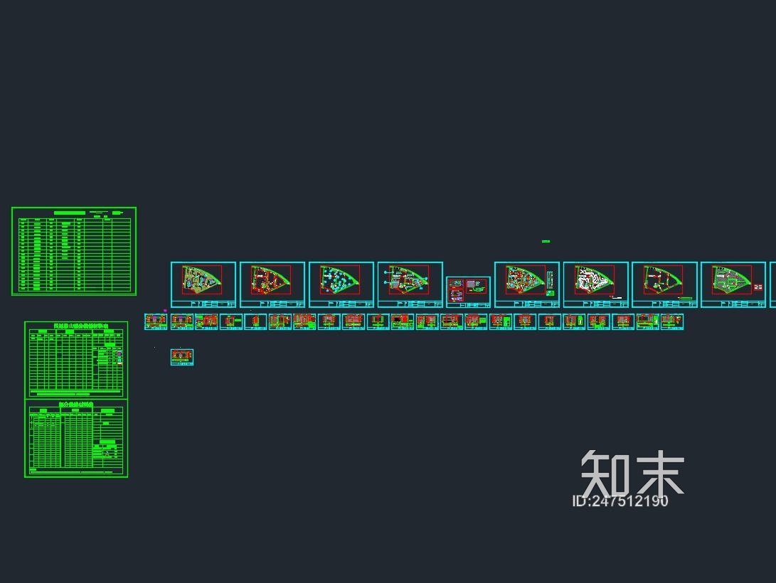 家具专卖店施工图cad施工图下载【ID:247512190】