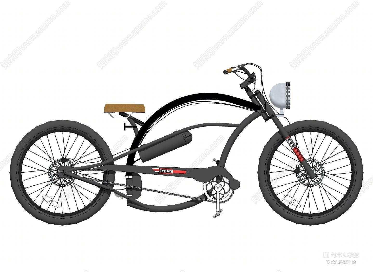现代自行车SU模型下载【ID:244525118】