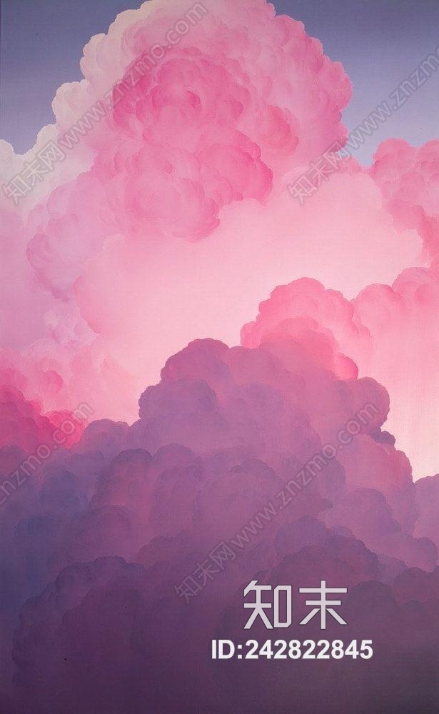 天空彩云挂画贴图下载【ID:242822845】
