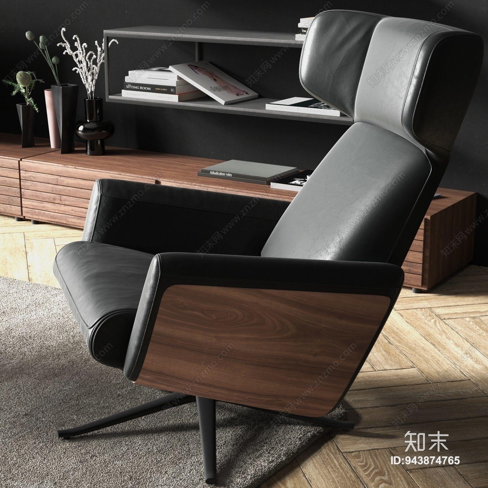 简欧客厅3D模型下载【ID:943874765】