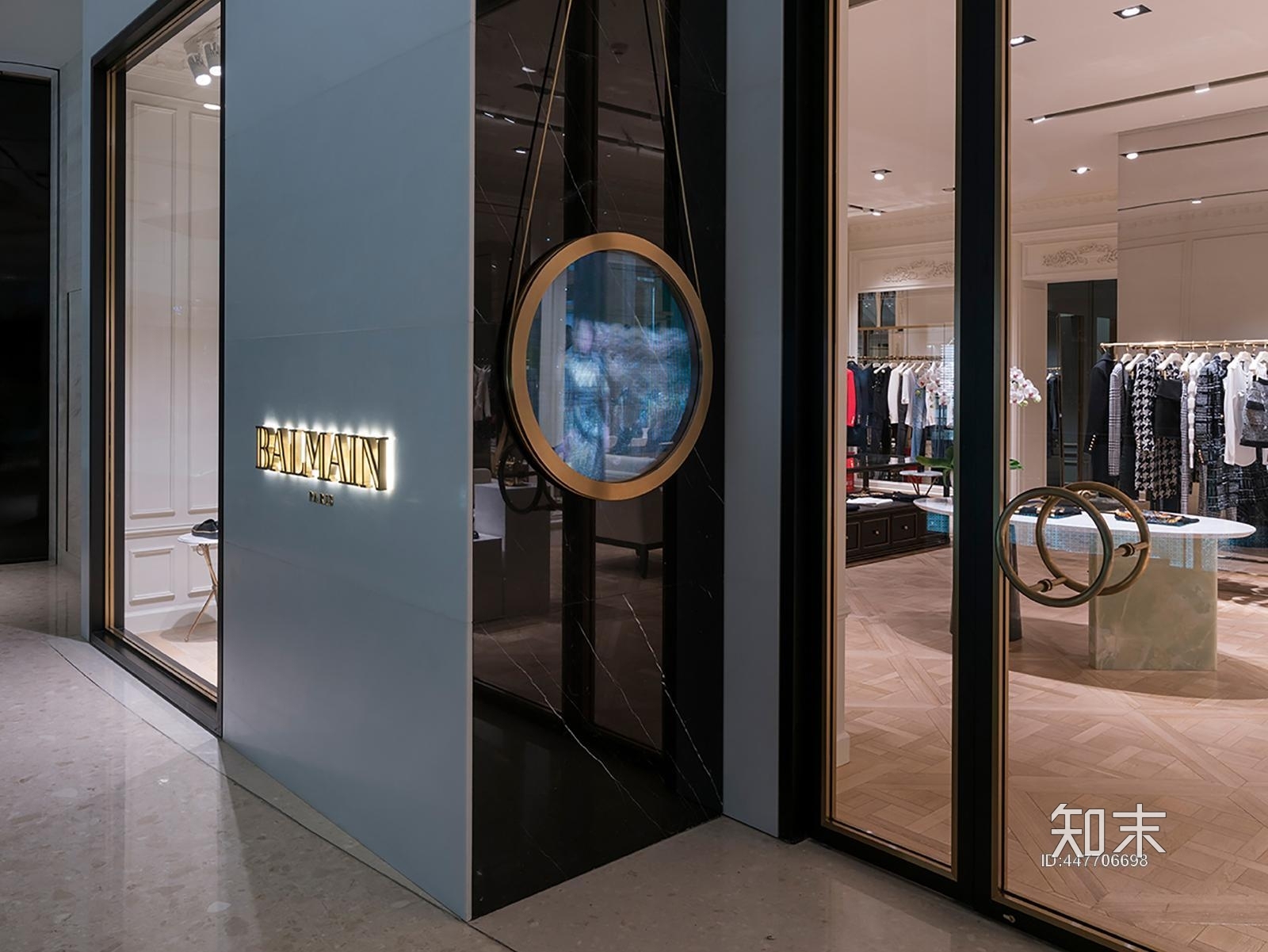 Balmian上海国际金融中心IFC店｜施工图CAD施工图下载【ID:447706698】