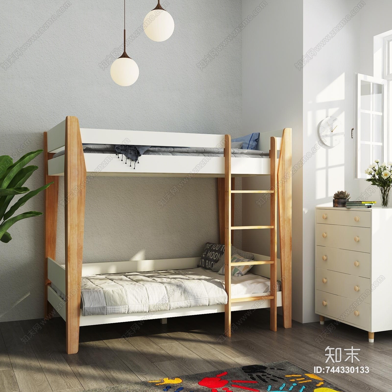 北欧意利经典家具3D模型下载【ID:744330133】